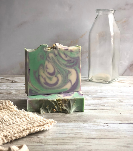 Natural Soap scented in lilacs
